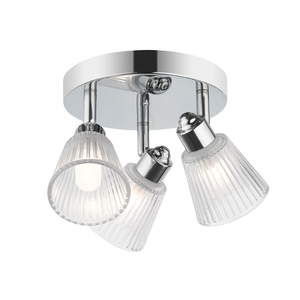 Gatsby 3 Light Bathroom Ceiling Light Polished Chrome